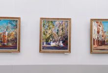 Выставка "Весенний блюз", Картины художника В. Проценко, живопись, холст, масло