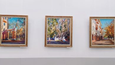 Выставка "Весенний блюз", Картины художника В. Проценко, живопись, холст, масло