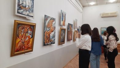 Персональная выставка работ Айбека Бегалина. Фото автора